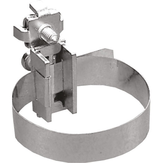 Erdungs-Bandschelle für Rohrleitungen 9,7 - 17,2 mm