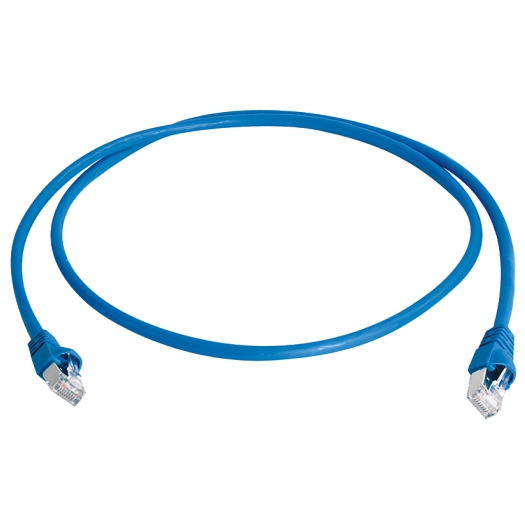 Mini Patchkabel Cat.6A(IEC) MP8 FS 500 LSZH-1,5 m, blau