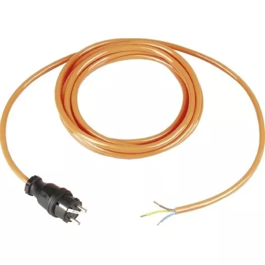 230 V-Anschlussleitung H07BQ-F 3 x 1 mm² orange 3 m