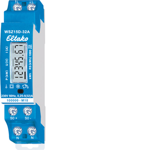 Wechselstromzähler REG "elektronisch" Display, 1 x 32 A, MID geeicht