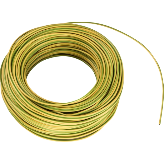 PVC-Aderleitung flexibel H07V-K 35,0 mm² grün-gelb