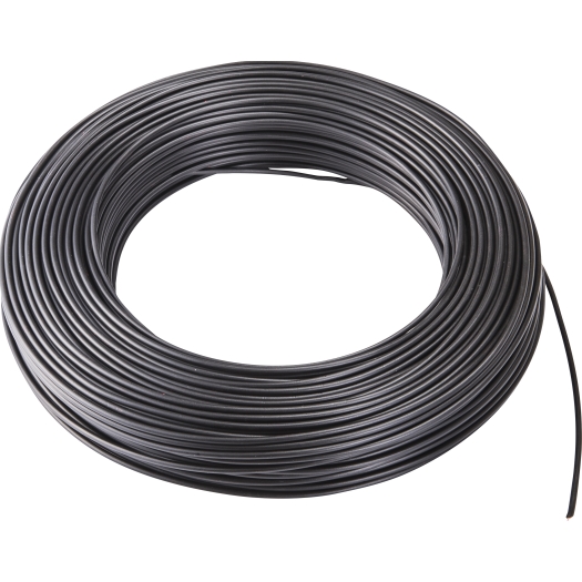 PVC-Aderleitung flexibel H05V-K 1,0 mm² schwarz
