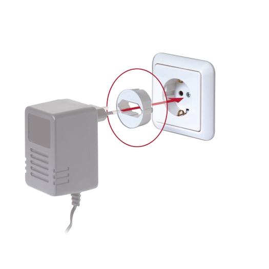 Adapter"PINFIX" weiß