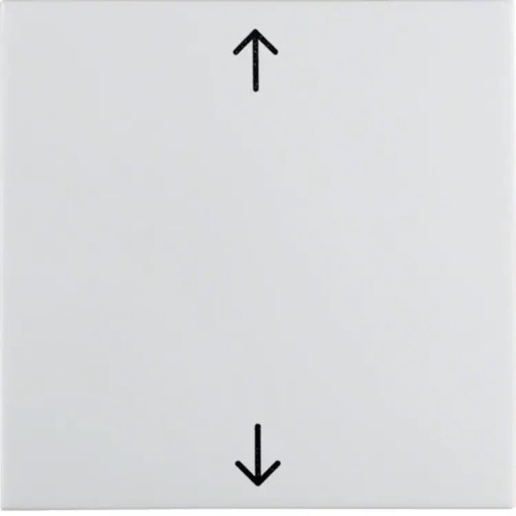Wippe für Schalter und Taster mit Symbol "Pfeil" S.1/B.3/B.7 polarweiß-glänzend