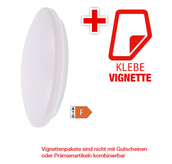 Vignetten-Paket 20 x Deckenleuchte 15 W mit Klebe-Vignette 2025