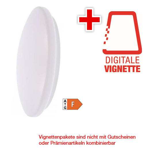 Vignetten-Paket 20 x LED Deckenleuchte 15 W mit Digitaler Vignette 2025