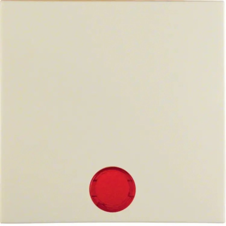 Wippe für Schalter und Taster mit 5 beiliegenden Linsen S.1/B.3/B.7 weiß-glänzend