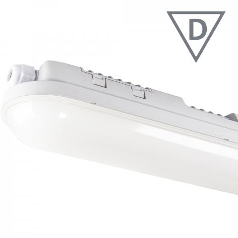 LED-Feuchtraumleuchte-Wannenleuchte Strip IP65, 33 W, 39600 lm, 4000 K, 1480 mm, IK08