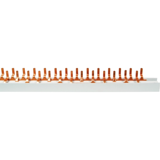 4-Phasen Stiftschiene, L-Ausführung, offen 27 x 4 Pole, 1016 mm lang