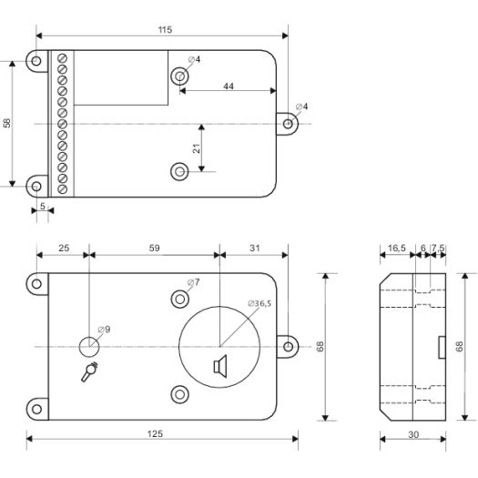 Einbau-Audiomodul  83110-101