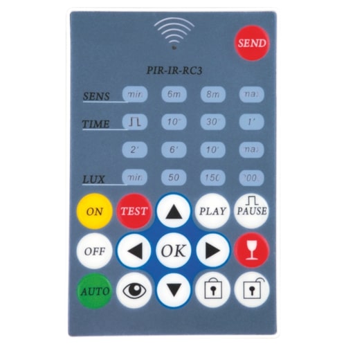 Handsender für Bewegungsmelder P-IR LUX/SENS/ZEIT