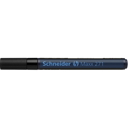 Lack-Marker mit Rundspitze "Schneider" 1 - 2 mm schwarz