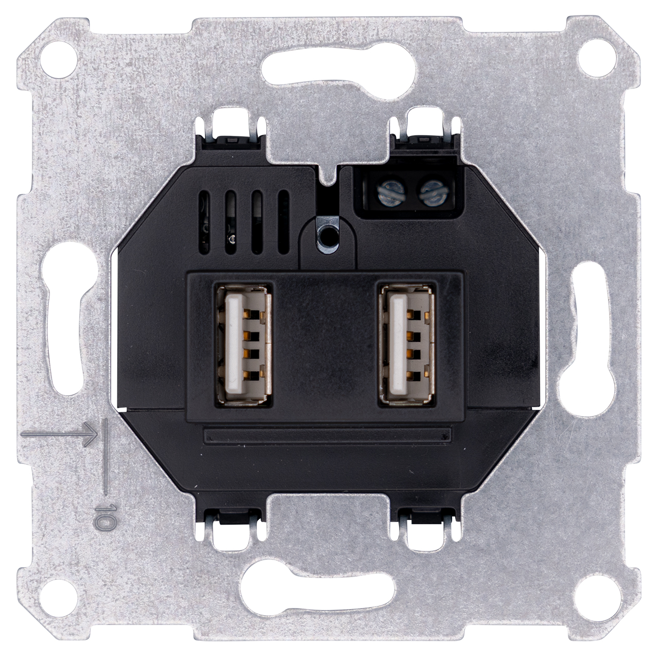 UP-USB-Dose, Output: 2x1500mA Input:100-240V AC, 50-60Hz Out:5VDC