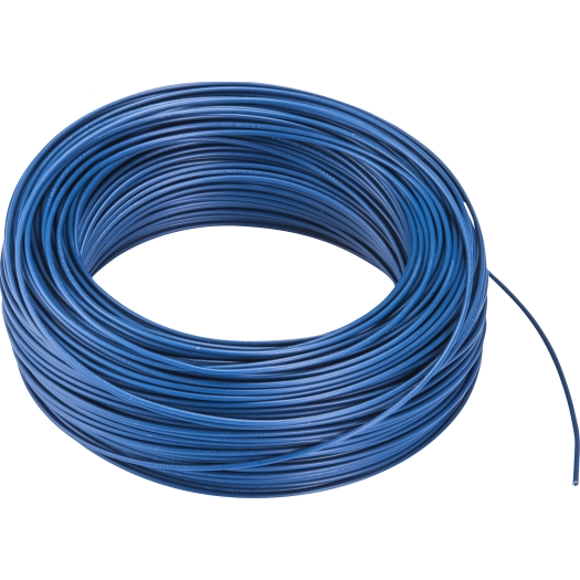 PVC-Aderleitung flexibel H05V-K 0,5 mm² blau